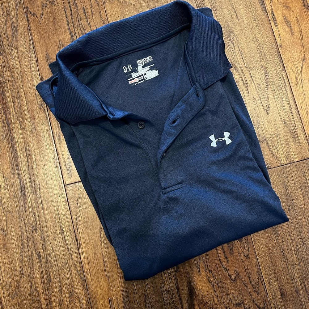 Under Armour Men's Dark Blue Polo Shirt